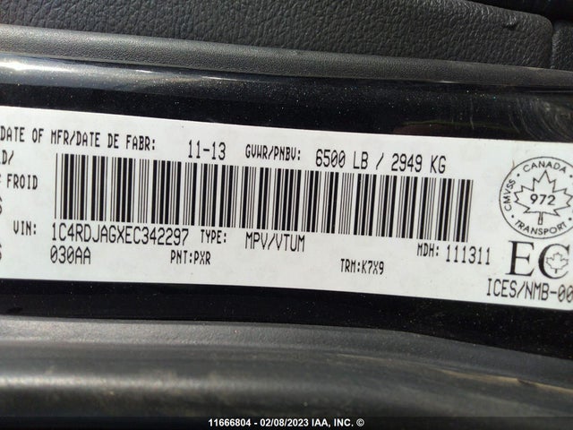 Dodge Durango Sxt 2014 1C4RDJAGXEC342297 Image 9
