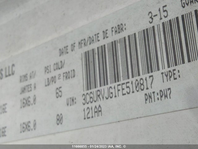 3C6URVJG1FE510817 RAM Promaster 3500 3500 High