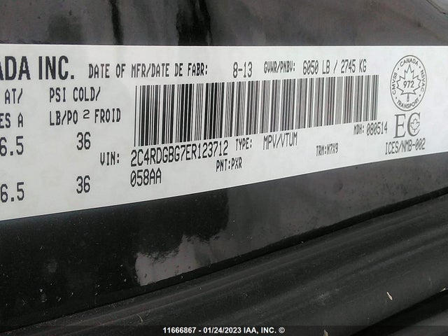 Dodge Grand Caravan Se 2014 2C4RDGBG7ER123712 Image 9