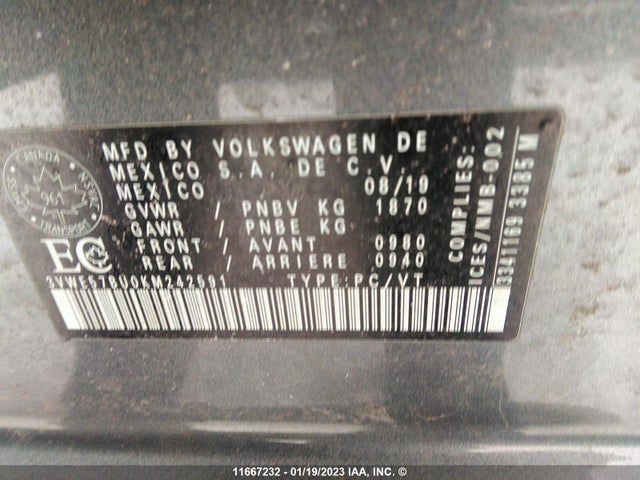 Volkswagen JETTA SEL 2019 3VWE57BU0KM242591 Image 10