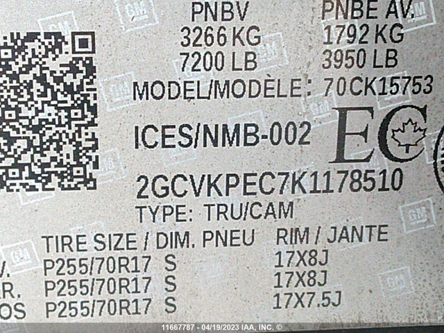 Chevrolet Silverado Ld K1500 Lt 2019 2GCVKPEC7K1178510 Image 9