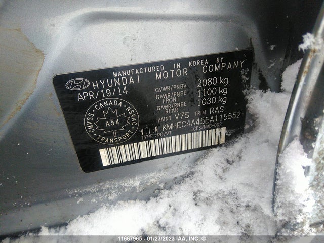 Hyundai SONATA HYBRID 2014 KMHEC4A45EA115552 Image 9