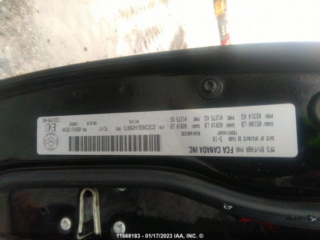 2C3CCABG8JH299873 Chrysler 300 S