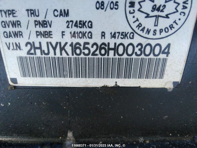 Honda Ridgeline Rtl 2006 2HJYK16526H003004 Image 10