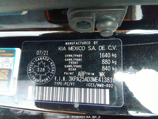 KIA RIO S 2021 3KPA25AD3ME413816 Image 10
