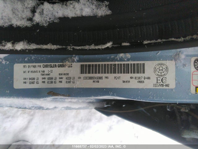 1C3CCBBB9CN163885 Chrysler 200 Touring