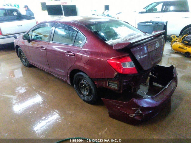 Honda Civic Lx 2012 2HGFB2E42CH055711 Image 3