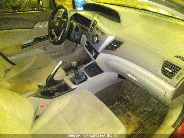 Honda Civic Lx 2012 2HGFB2E42CH055711 Image 5