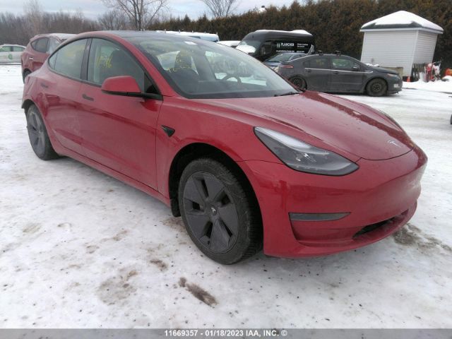 Auction sale of the 2022 Tesla Model 3, vin: 5YJ3E1EA7NF305994, lot number: 11669357