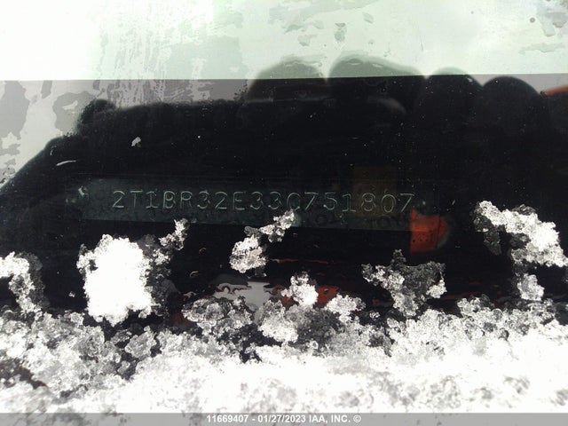 Toyota COROLLA CE/LE/S 2003 2T1BR32E33C751807 Image 11