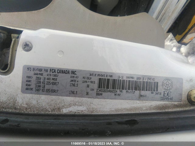 Dodge GRAND CARAVAN 2017 2C4RDGBG5HR602554 Image 10