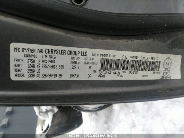 Dodge Journey Sxt 2013 3C4PDCCG9DT692166 Image 9