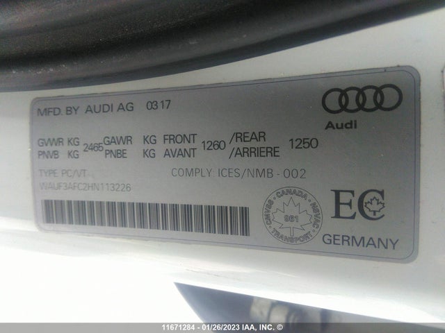 Audi A6 2017 WAUF3AFC2HN113226 Image 10