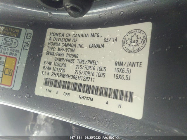 Honda CR-V LX 2014 2HKRM4H38EH128711 Image 10