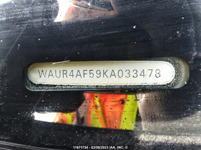 WAUR4AF59KA033478 Audi S5 Prestige