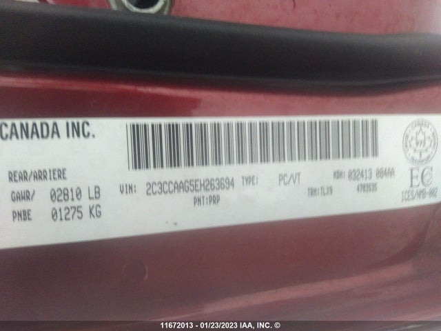2C3CCAAG5EH263694 Chrysler 300