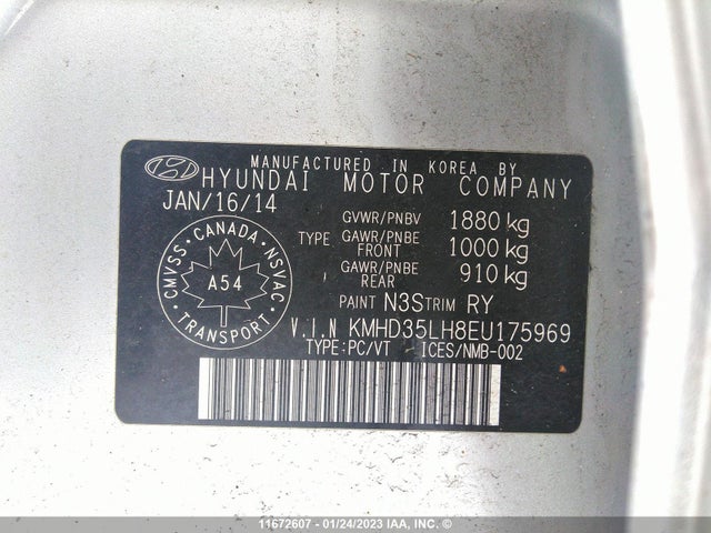 Hyundai ELANTRA GT 2014 KMHD35LH8EU175969 Image 9