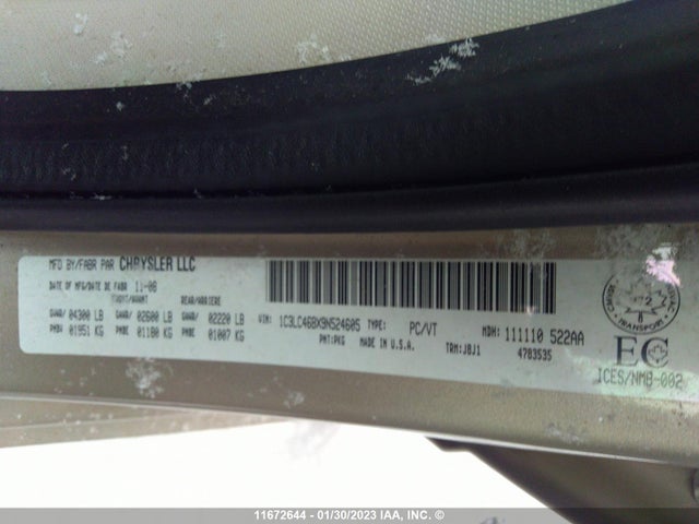 1C3LC46BX9N524605 Chrysler SEBRING LX