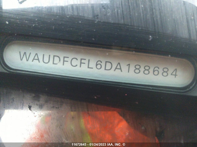 WAUDFCFL6DA188684 Audi A4 PREMIUM