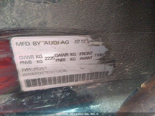 WAUKFCFL7EN010638 Audi A4 Prestige