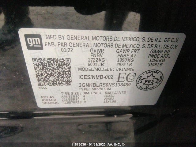 Chevrolet Blazer Premier 2022 3GNKBLRS0NS138489 Image 9