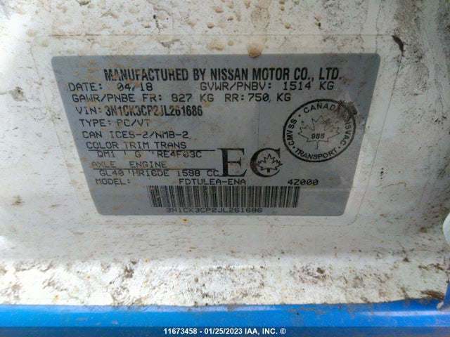 Nissan Micra 2018 3N1CK3CP2JL261686 Image 10