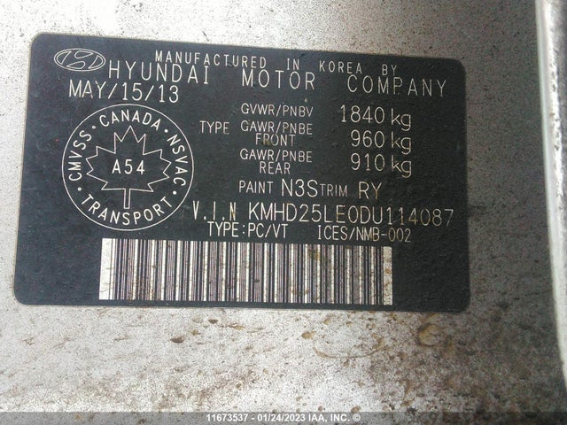 Hyundai ELANTRA GT 2013 KMHD25LE0DU114087 Image 10