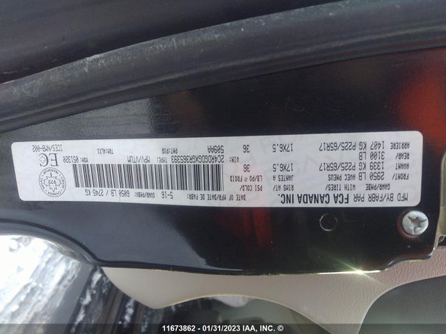 Dodge Grand Caravan Crew 2016 2C4RDGDGXGR365393 Image 9
