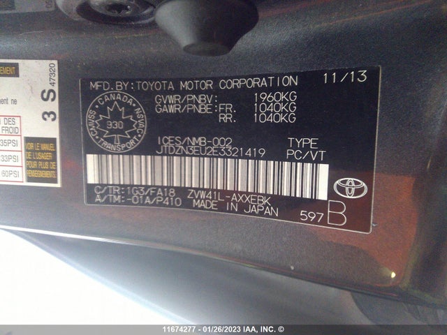 Toyota PRIUS V 2014 JTDZN3EU2E3321419 Image 10