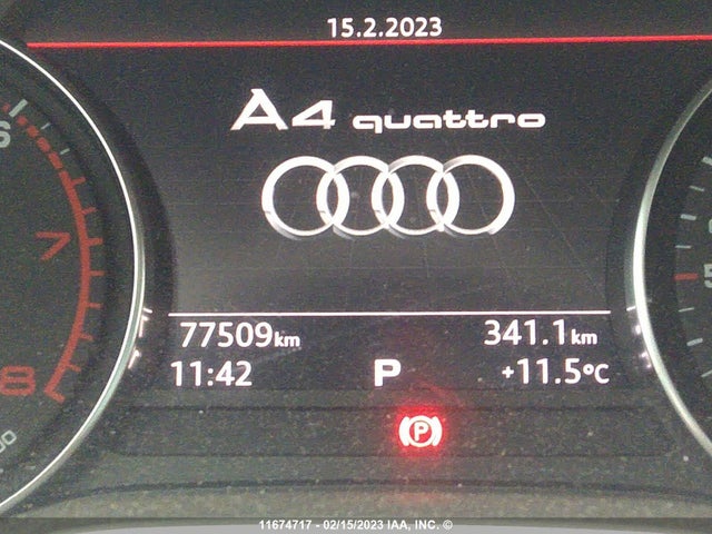 WAUBNAF42JN018575 Audi A4 Progressiv