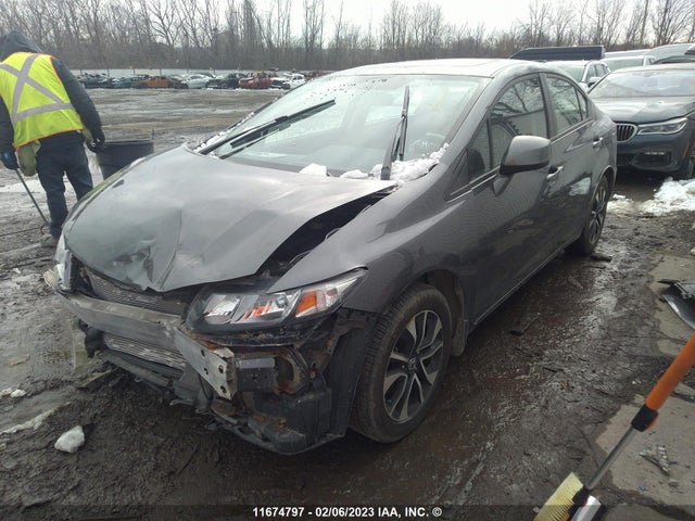 Honda Civic Lx 2013 2HGFB2F52DH018599 Image 2