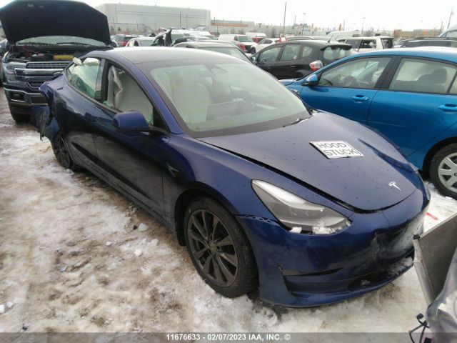 Продажа на аукционе авто 2022 Tesla Model 3, vin: 5YJ3E1EB0NF311791, номер лота: 11676633