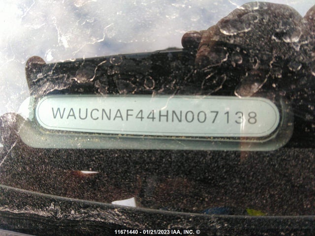 WAUCNAF44HN007138 Audi A4 Technik