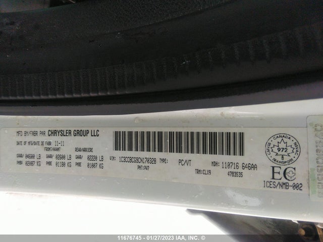 1C3CCBCG9CN170328 Chrysler 200 Limited