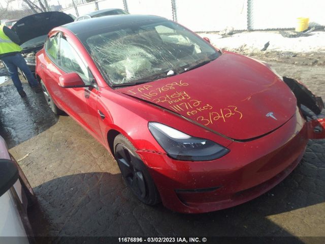 2022 Tesla Model 3 მანქანა იყიდება აუქციონზე, vin: 5YJ3E1EB8NF111712, აუქციონის ნომერი: 11676896