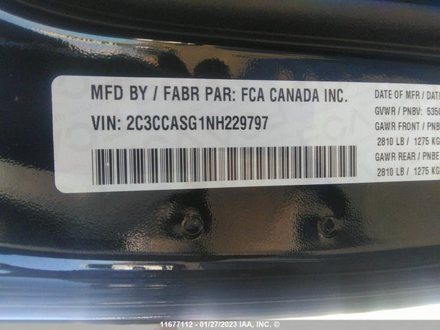2C3CCASG1NH229797 Chrysler 300C
