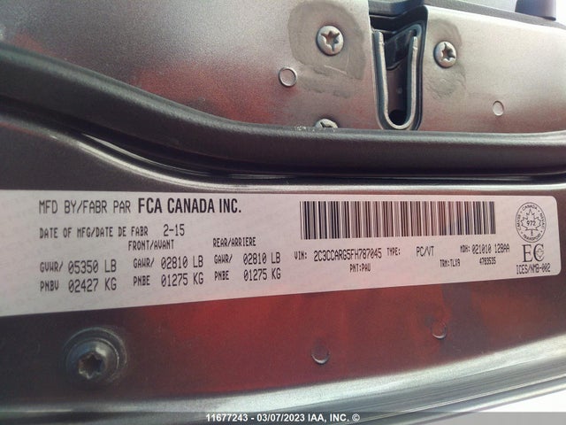 2C3CCARG5FH787045 Chrysler 300 Limited