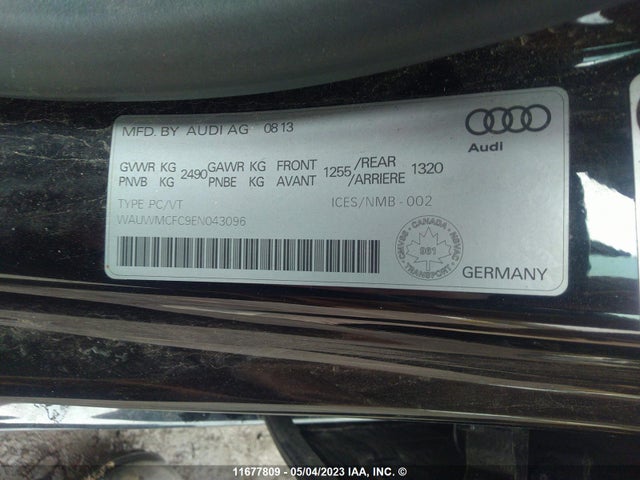WAUWMCFC9EN043096 Audi A7 Premium Plus