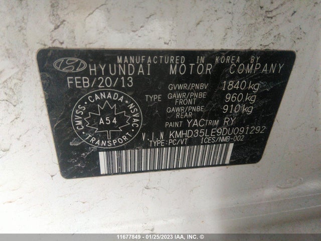 Hyundai ELANTRA GT 2013 KMHD35LE9DU091292 Image 11