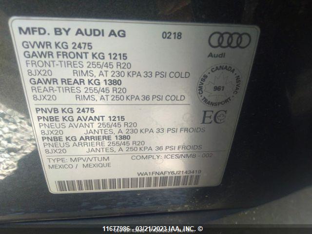 WA1FNAKY6J2143419 Audi Q5 Technik S-line