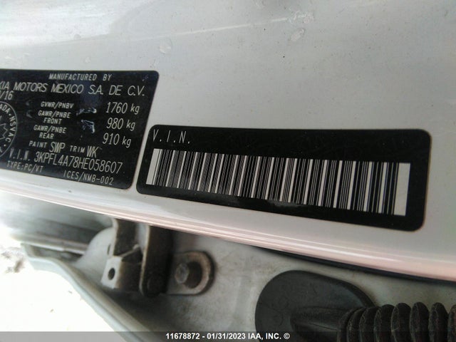 KIA Forte Lx/s 2017 3KPFL4A78HE058607 Image 10