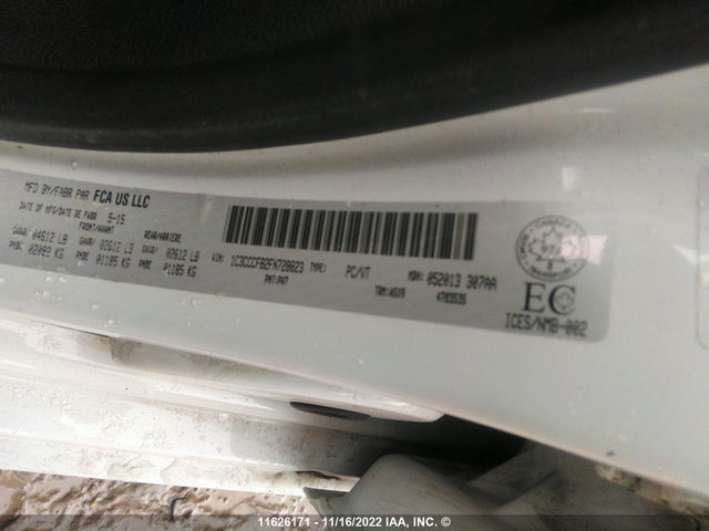 1C3CCCFB2FN728823 Chrysler 200 LX