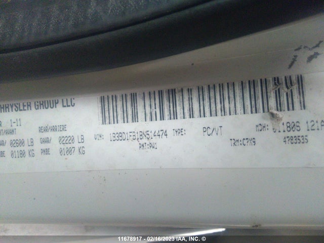 Dodge Avenger Mainstreet 2011 1B3BD1FB1BN514474 Image 10