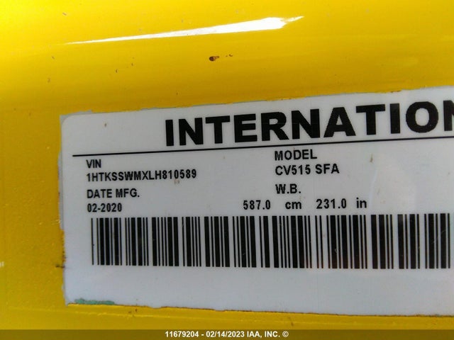 International Cv515 2020 1HTKSSWMXLH810589 Image 9