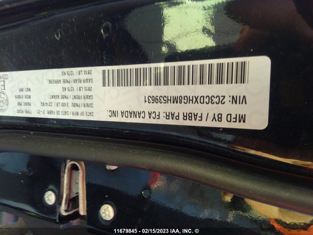 Dodge CHARGER GT 2021 2C3CDXHG8MH539631 Image 10