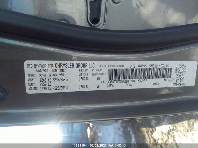 Dodge Journey Sxt 2013 3C4PDCCB7DT545168 Image 10