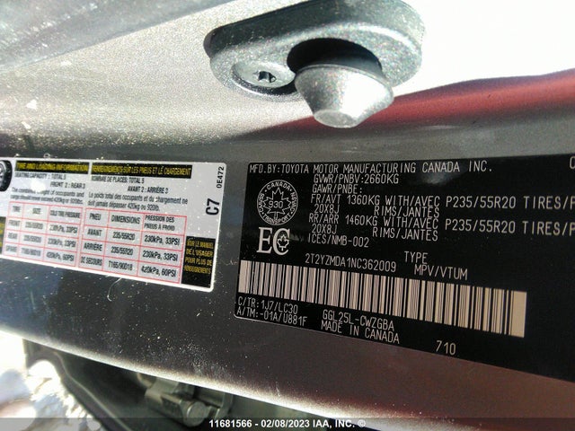 2T2YZMDA1NC362009 Lexus Rx 350 F-sport