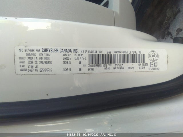 Dodge Grand Caravan Se 2009 2D8HN44E69R510245 Image 10