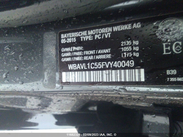 WBAVL1C55FVY40049 BMW X1 Xdrive28i