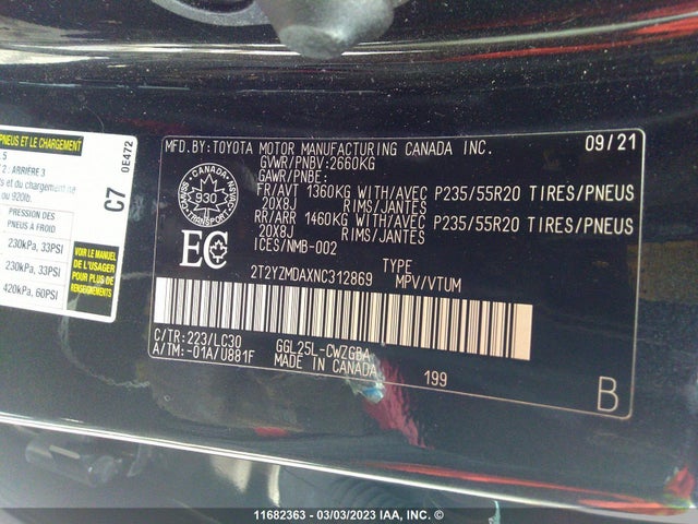 2T2YZMDAXNC312869 Lexus Rx 350 F-sport